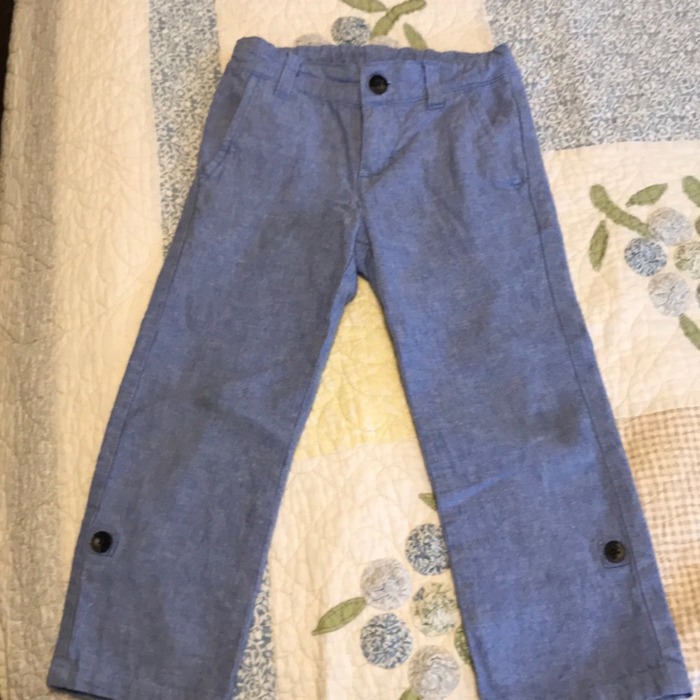 Blue dress boy pants